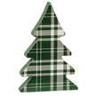 3/Set, Wooden Holly Jolly Plaid Christmas Trees