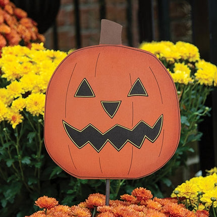 Jack O'Lantern Planter Stake, 10