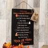 Family Fun Halloween Metal Sign w/10 Magnets