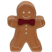 Extra Chunky Wooden Bow Tie Gingerbread Sitter