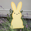 Yellow Bunny Planter Stake Topper