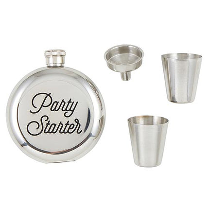 Party Starter Flask Set Book Box