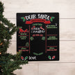 Dear Santa Metal Chalkboard Sign