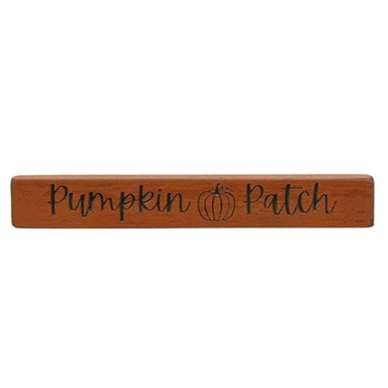 Pumpkin Patch Engraved Block, 12