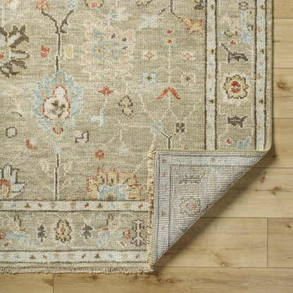 Gammad Hand Knotted Wool Area Rug - Clearance