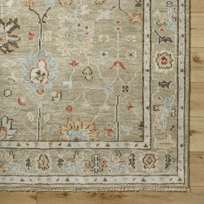 Gammad Hand Knotted Wool Area Rug - Clearance