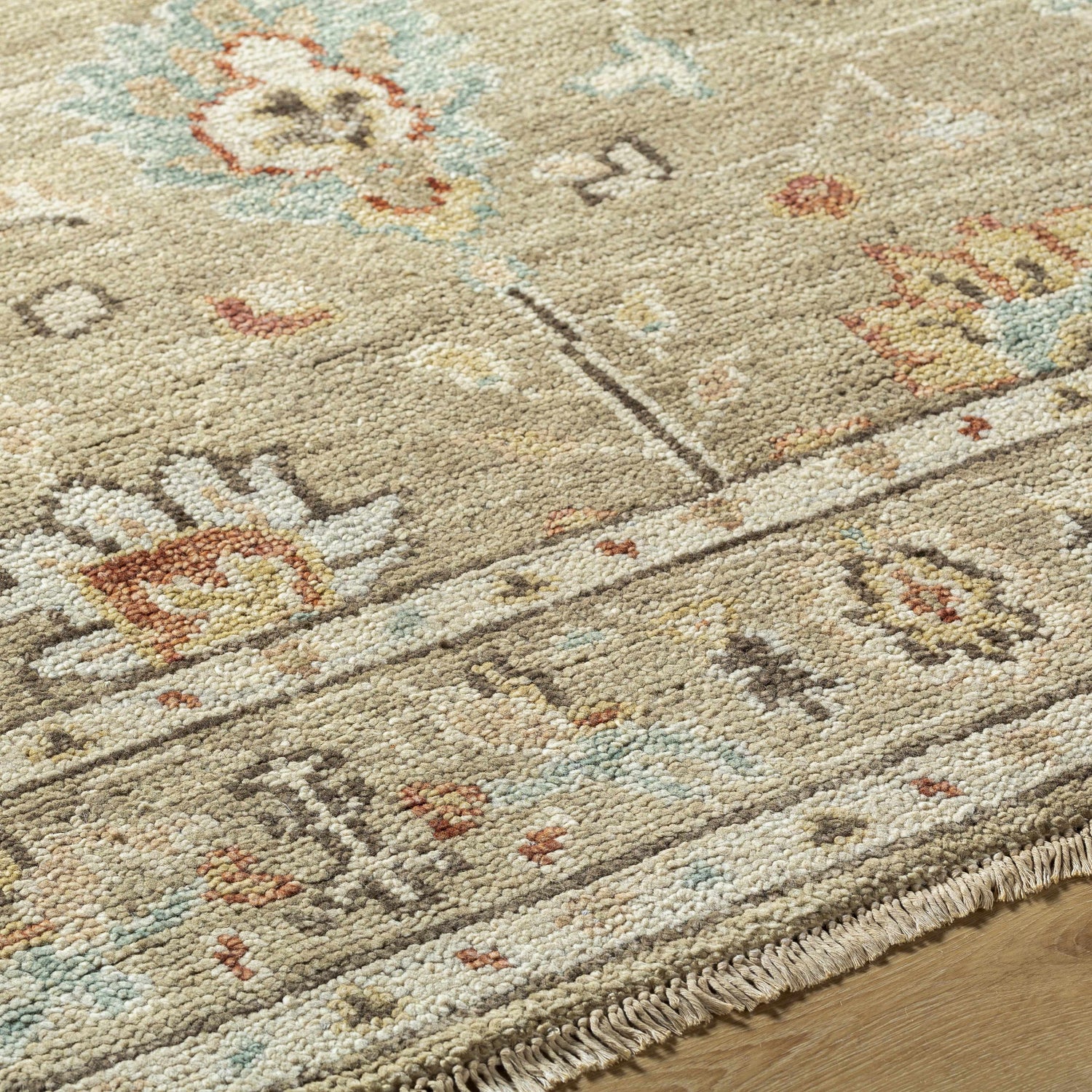 Gammad Hand Knotted Wool Area Rug - Clearance