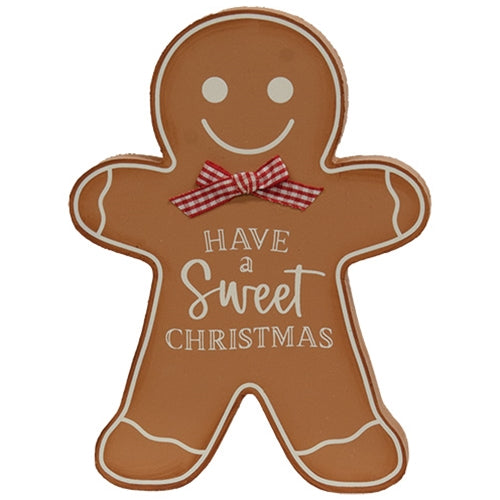 3/Set, Christmas Words Gingerbread Sitters