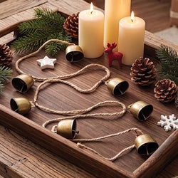 Golden Cowbells Garland - 5 Ft.