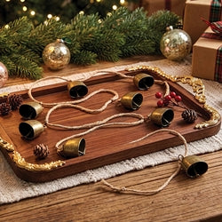 Golden Cowbells Garland - 5 Ft.