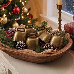 6/Set - Golden Cowbells