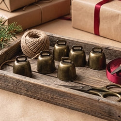 6/Set - Golden Cowbells