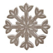 2/Set, Rustic White Wooden Snowflakes