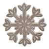 2/Set, Rustic White Wooden Snowflakes