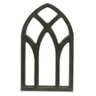 Large Distressed Black Wooden Gothic Frame