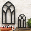 Small Distressed Black Wooden Gothic Frame