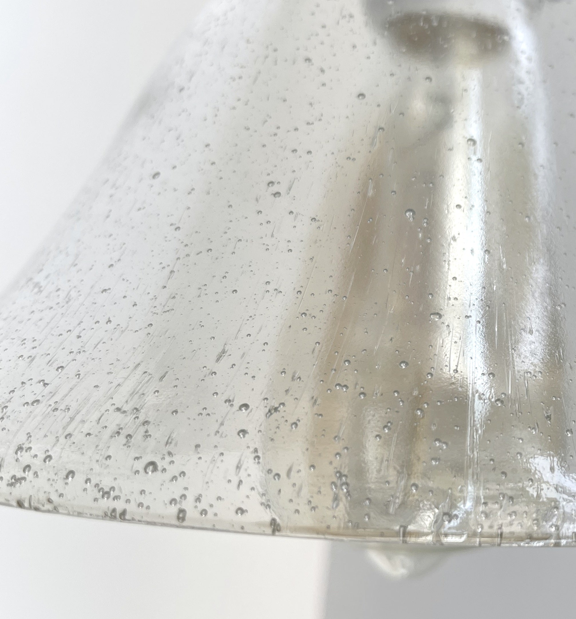 HEAVY SEEDED Antique Glass 1960&