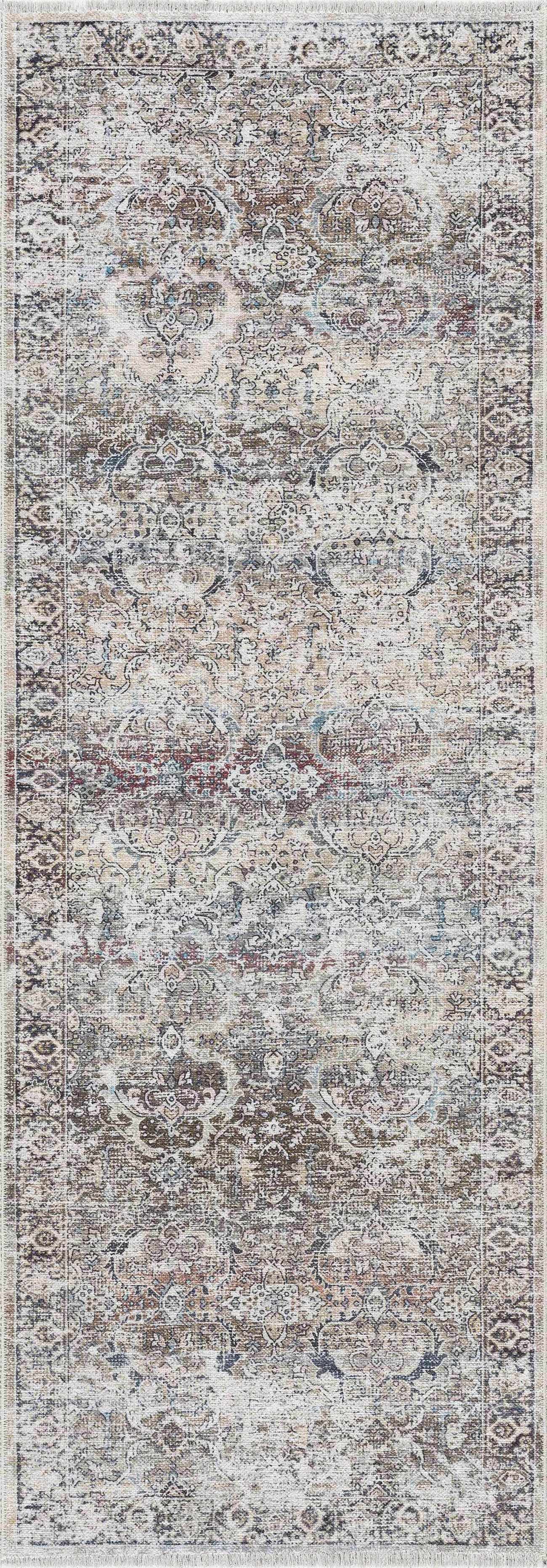Olive Holi-2304 Washable Area Rug