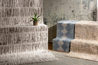 Hale Gray&amp;Slate Diamonds Wool&amp;Viscose Rug - Clearance