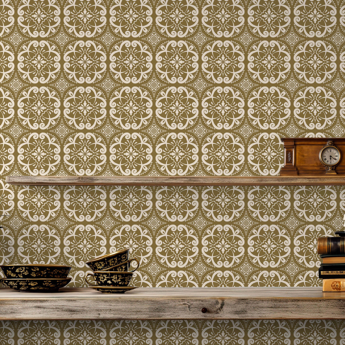 Helen Wallpaper by The Bright Leaf Design