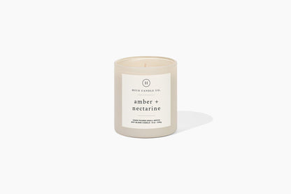 Amber + Nectarine - 8oz. Candle