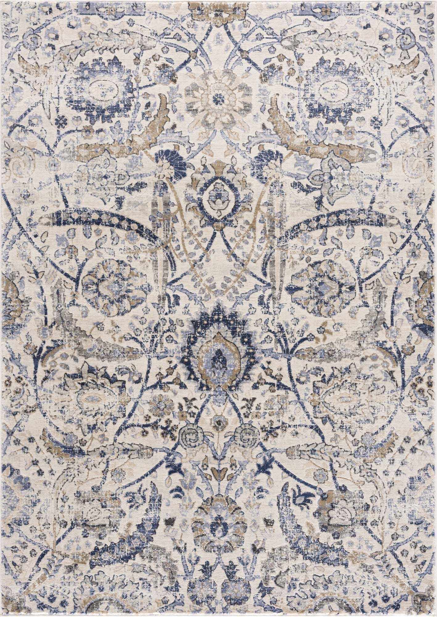 Georgiana Blue &amp; Beige Oushak Rug