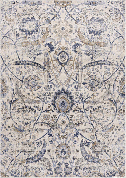 Georgiana Blue &amp; Beige Oushak Rug