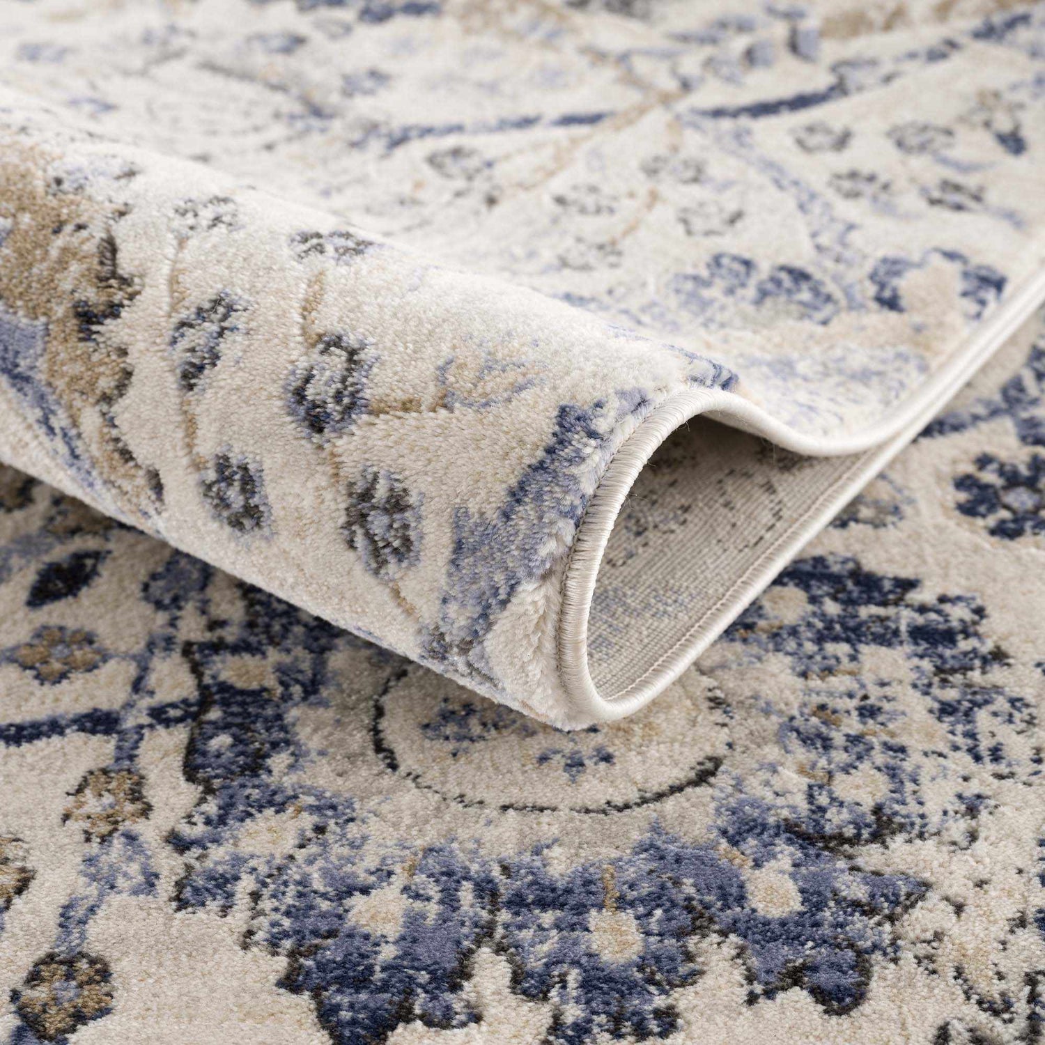 Georgiana Blue &amp; Beige Oushak Rug