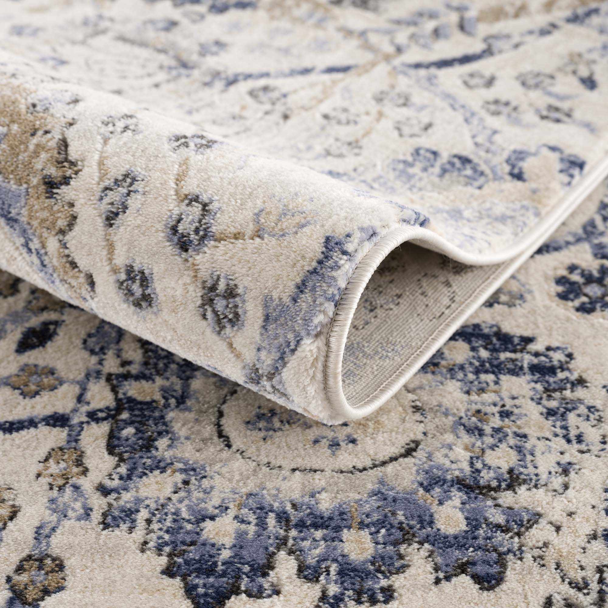 Georgiana Blue &amp; Beige Oushak Rug