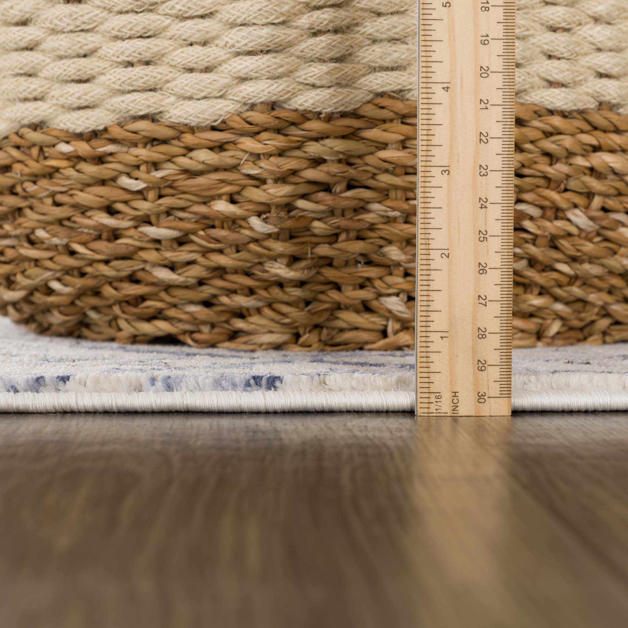 Georgiana Blue &amp; Beige Oushak Rug