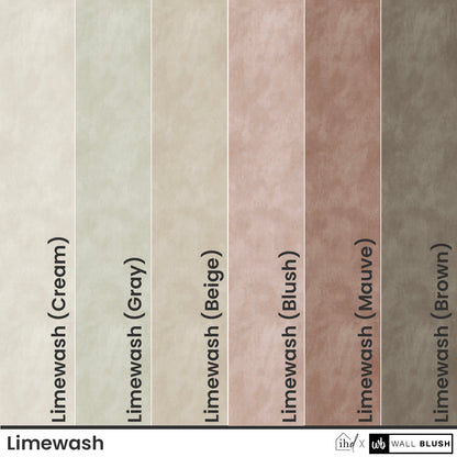 Limewash (Cream) Wallpaper - 8 FT H X 11 FT W LUXE