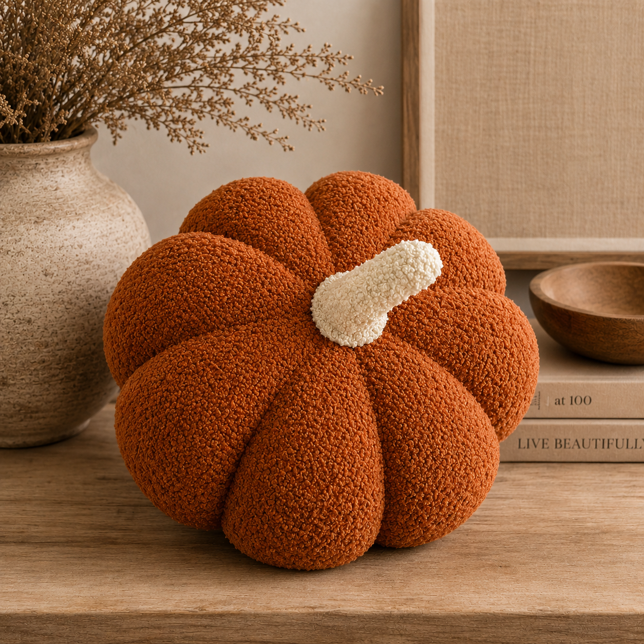 Sherpa Pumpkin &amp; Ghost Pillow Set