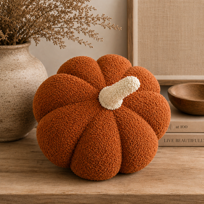 Sherpa Pumpkin &amp; Ghost Pillow Set