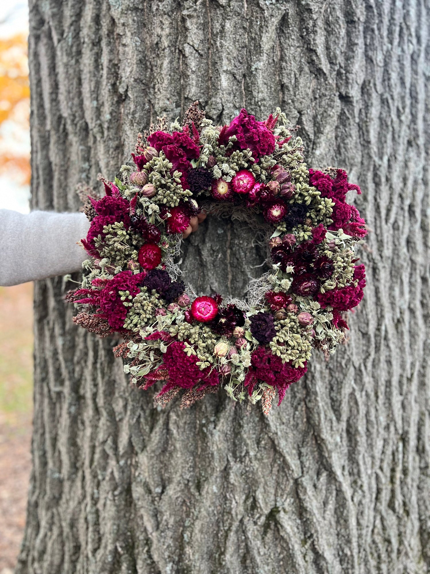 Dried Wreath-Dark &amp; Moody
