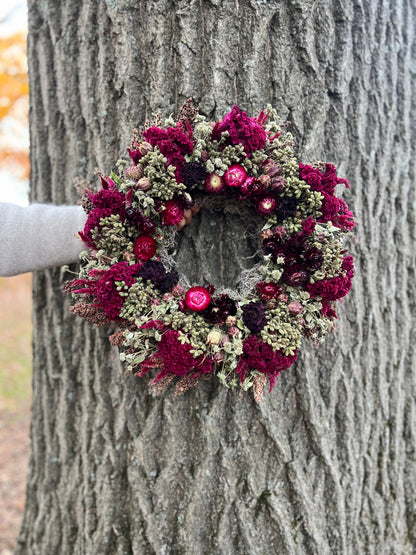 Dried Wreath-Dark &amp; Moody