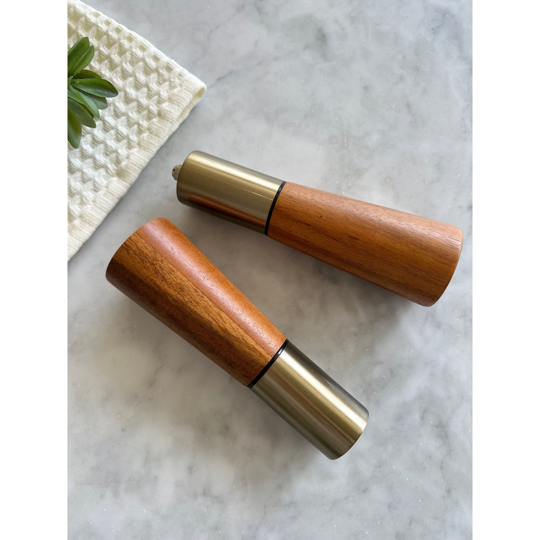 Acacia Wood Salt &amp; Pepper Grinders