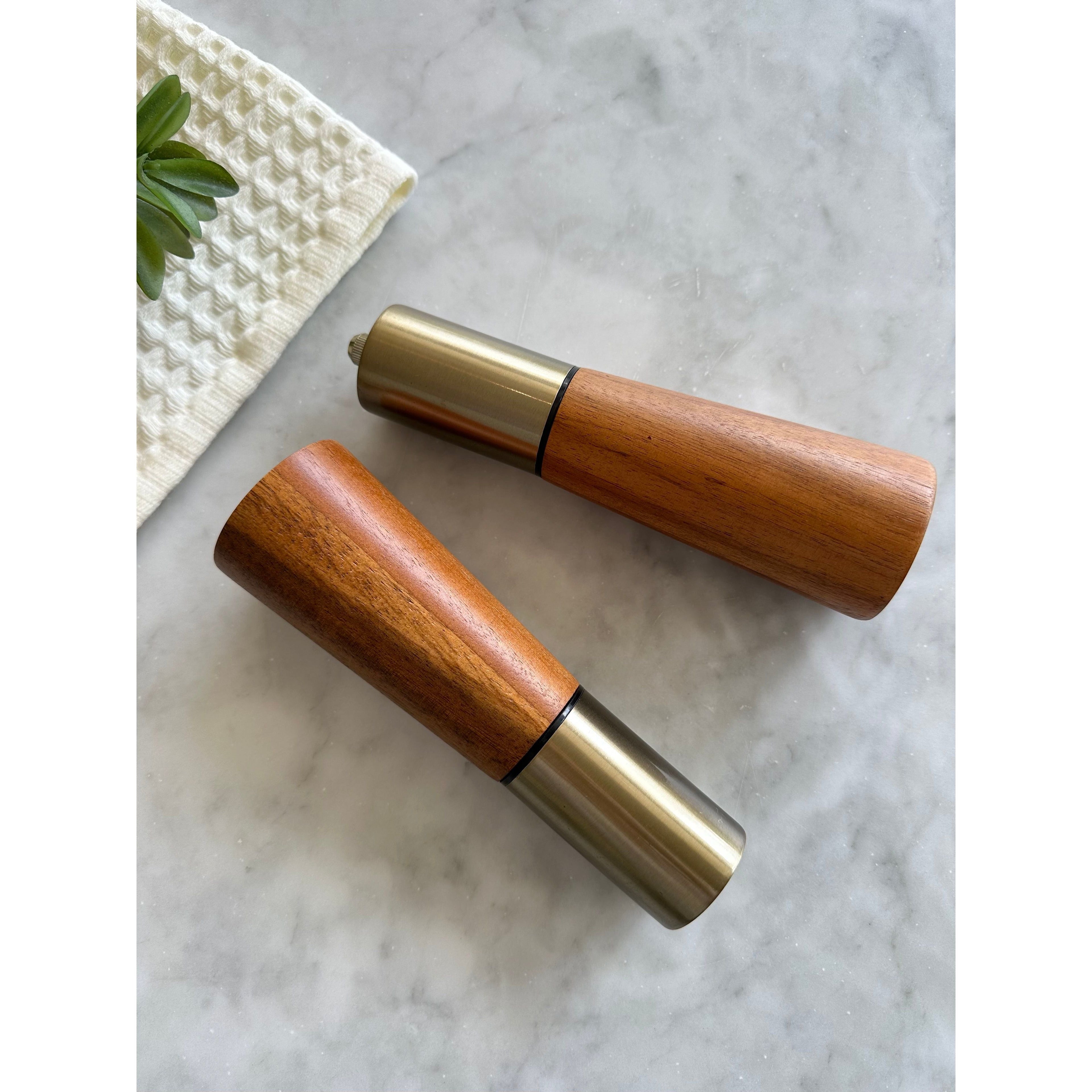 Acacia Wood Salt &amp; Pepper Grinders