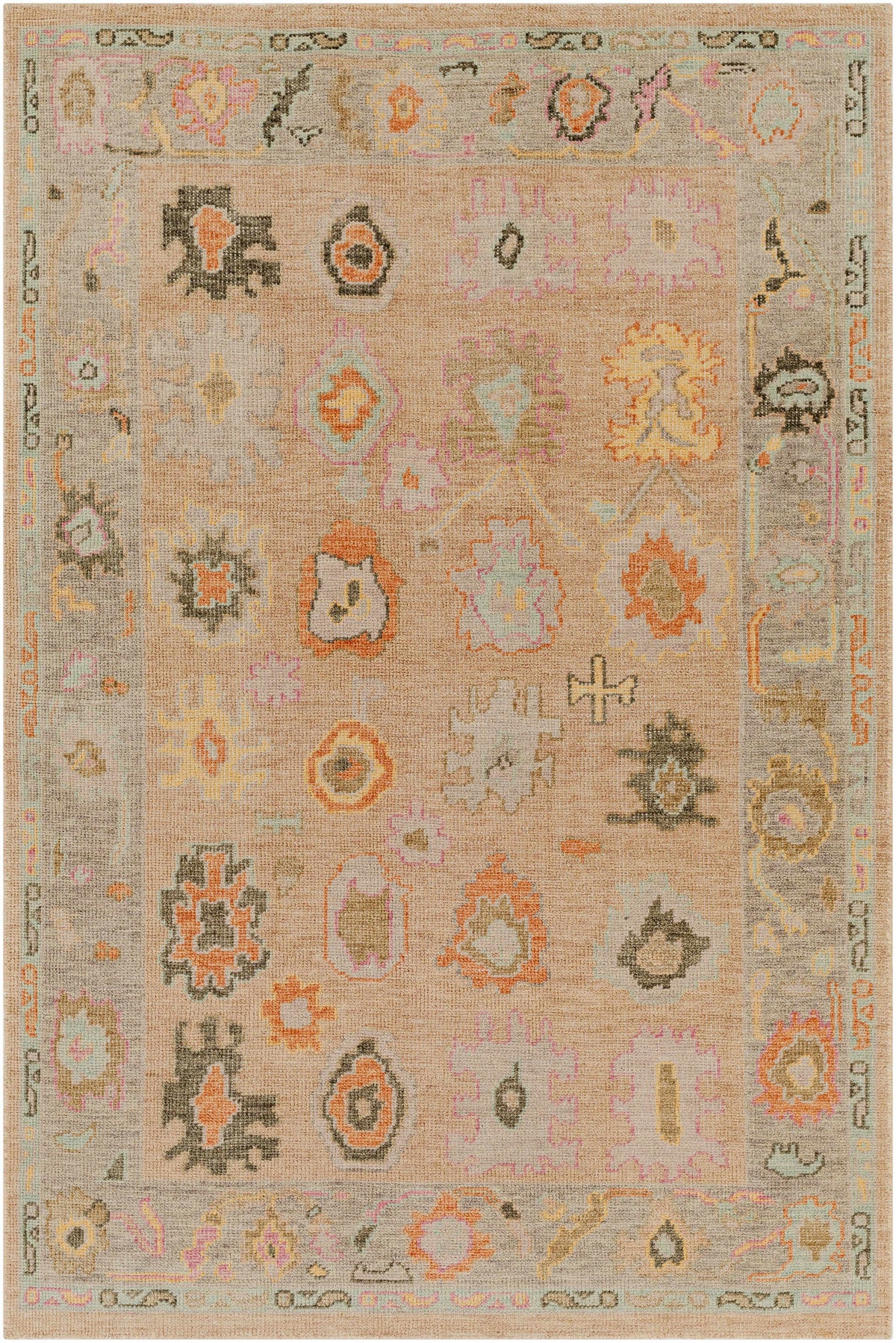 Ina Hand Knotted Wool &amp; Cotton Area Rug - Clearance