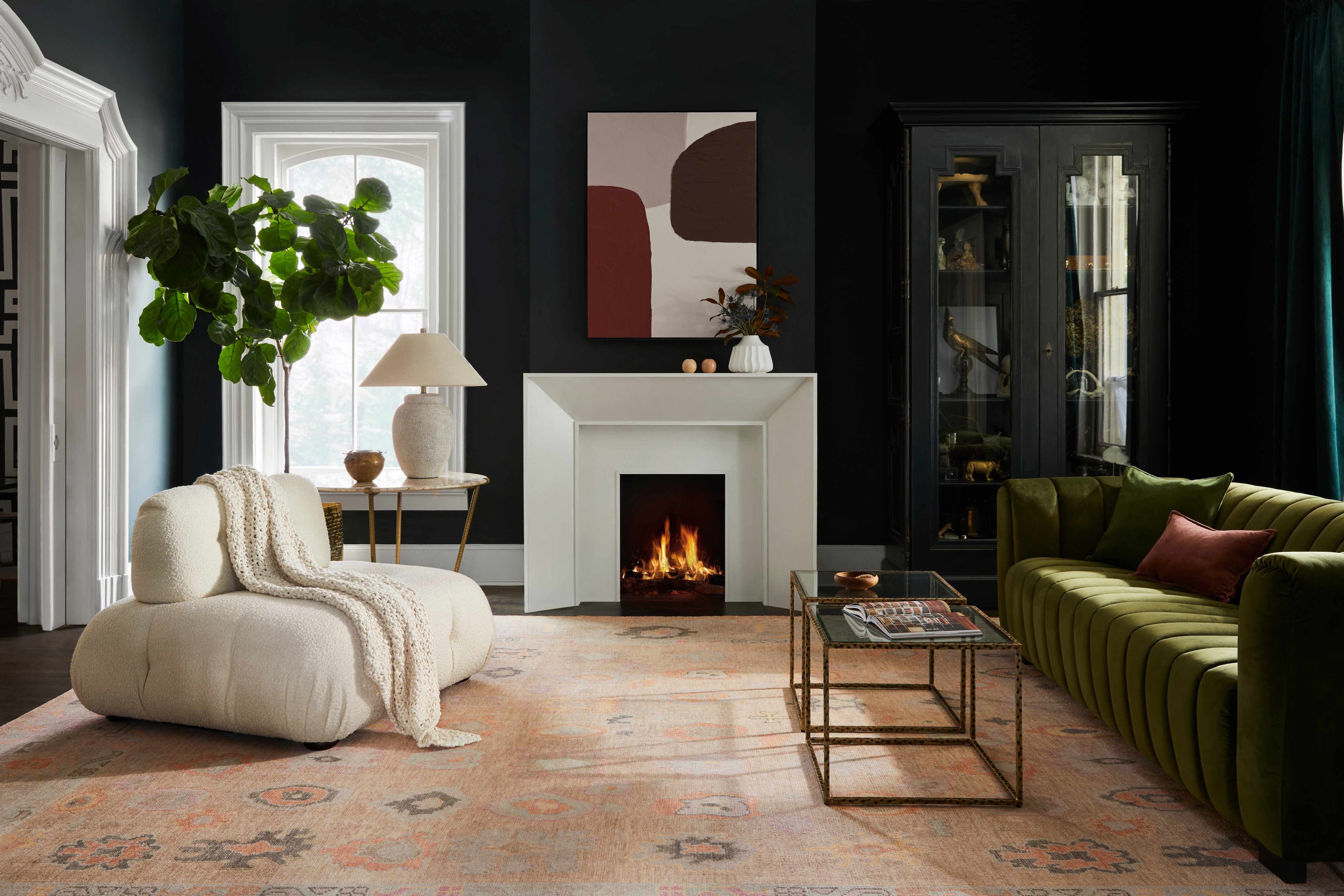 Ina Hand Knotted Wool &amp; Cotton Area Rug - Clearance