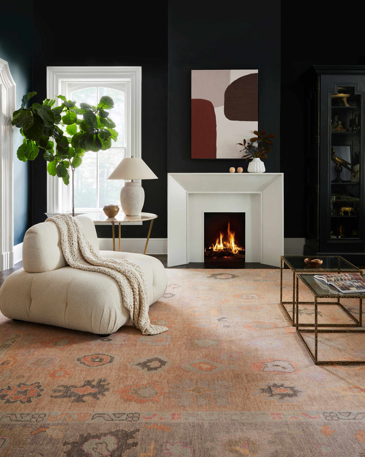 Ina Hand Knotted Wool &amp; Cotton Area Rug - Clearance