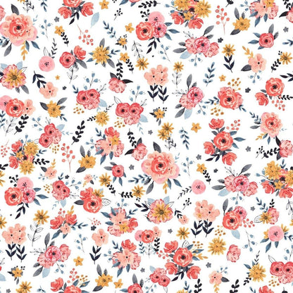 In Bloom (White) Wallpaper