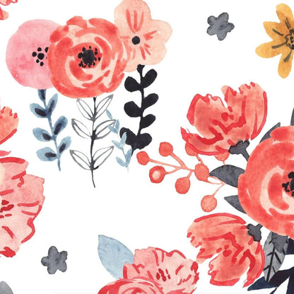 In Bloom (White) Wallpaper