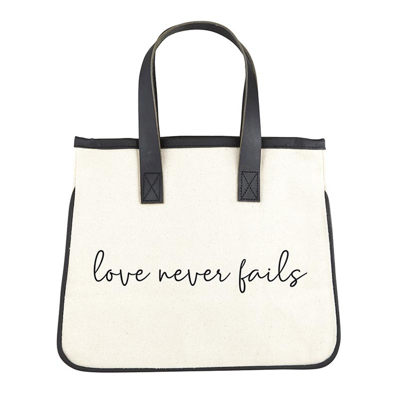 Mini Canvas Tote - Love Never Fails