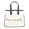 Mini Canvas Tote - Love Never Fails