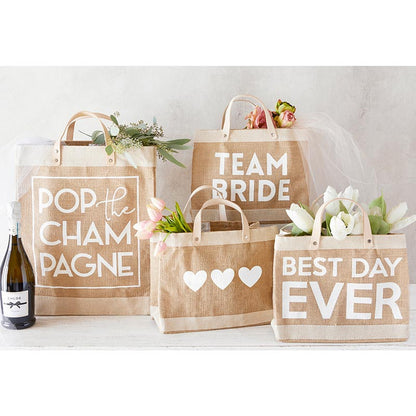 Mini Market Tote - Hearts