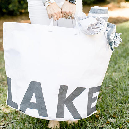 Face to Face Canvas Tote - LAKE