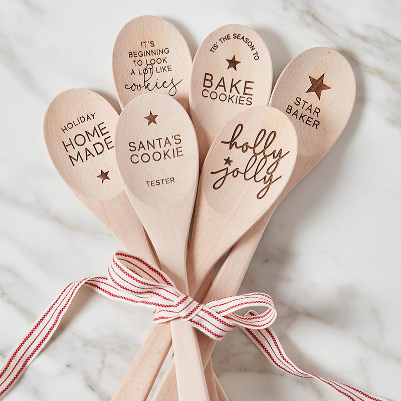 Wooden Baking Spoons - Star Baker - Set of 2