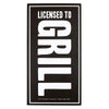 Black BBQ Tools Book Box - Licensed to Grill