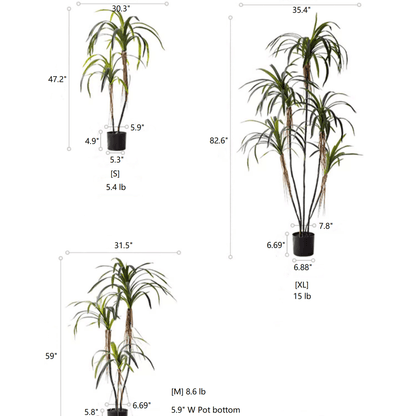 Artificial Dracaena Tree