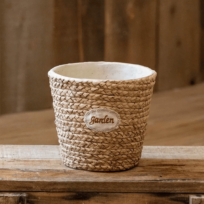 Garden Basket Cement Planter